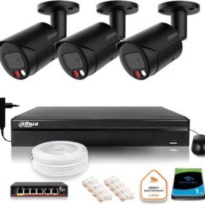 zestaw monitoringu ip dahua 4mpx 2k 3 kamery czarne zewnetrz 5920db95b85f407a85b3173592597df4