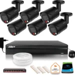zestaw monitoringu ip dahua 4mpx 2k 6 kamer czarnych zewnetr 53a50ad1330444478ff94aa42ee7aba8