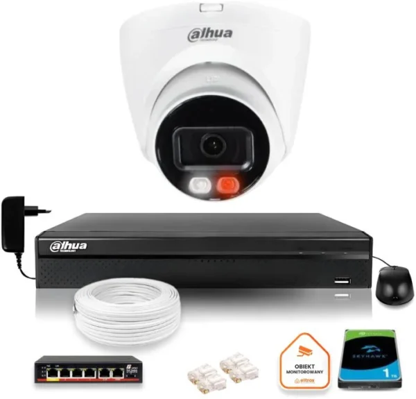 zestaw monitoringu ip dahua 4mpx 2k kamera ipc hdw1439v a il a1c121ed73b645898a7e9e7f76612b70