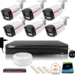 zestaw monitoringu ip dahua 6 kamer zewnetrznych led 50m wiz 9bcd61ff9eb2402ea2337cc81f637bd9