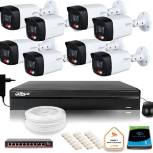 zestaw monitoringu ip dahua 8 kamer ipc hfw1439tl1 a il 4mpx 25874decc2ac4adb8b658703fdc68683