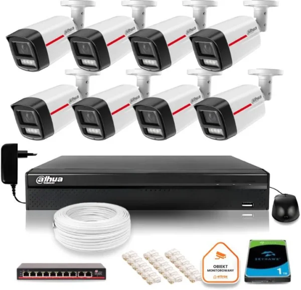 zestaw monitoringu ip dahua 8 kamer zewnetrznych led 50m wiz 614c9008c2694268b3c4229e531d706c zestaw monitoringu ip dahua 8 kamer zewnetrznych led 50m wiz 614c9008c2694268b3c4229e531d706c