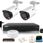 zestaw monitoringu ip dahua 8mpx 4k 2 kamery ipc hfw2849s s a05beb86c60c4afab4e7dc023e7cac41