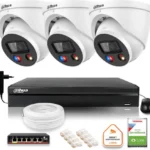 zestaw monitoringu ip dahua tioc 5mpx 2k 3 kamery ipc hdw354 b63fd47df1de4739996fb6f9fc2a2ca2