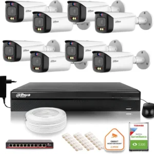 zestaw monitoringu ip dahua tioc 5mpx 2k 8 kamer ipc hfw3849 a49cb47b81a44534b36eac26b75a0e6d