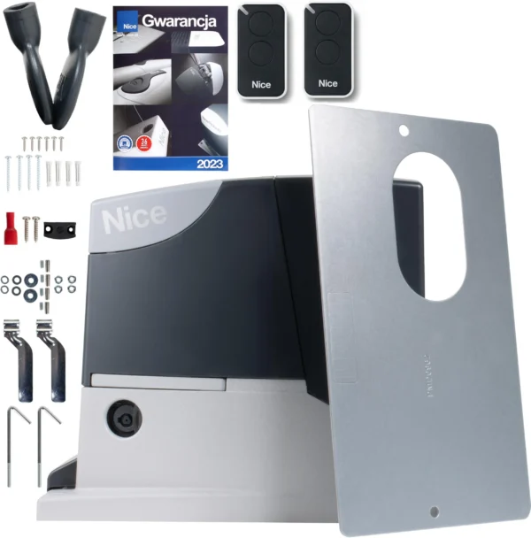 zestaw nice road 400 do bram przesuwnych bez fotokomorek 7bfbf52a9b63410cb22acf39a669d5d6