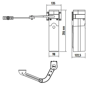 Zestaw NICE WALKY 2024 MyGO do bram skrzydłowych
