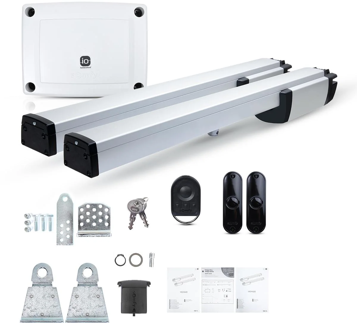 Zestaw Somfy Ixengo L 24V IO EE Pack do 8m bram dwuskrzydłowych
