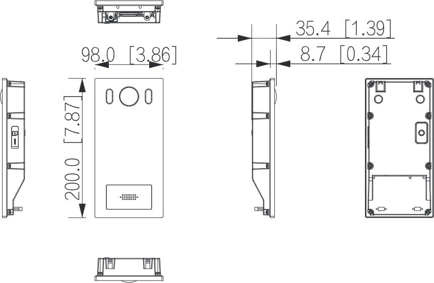 Zestaw wideodomofonowy Dahua KTP05(F)