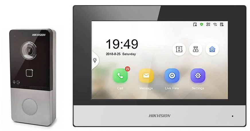 Zestaw wideodomofonowy Hikvision DS-KIS603-P(C)