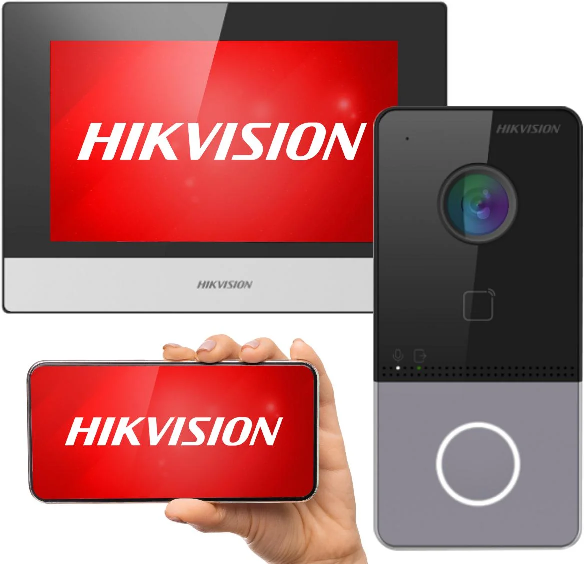 Zestaw wideodomofonowy Hikvision DS-KIS603-P(C)