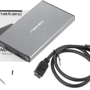 zewnetrzna obudowa dysku natec rhino go sata 25 szary 34e8bb5528df44eeb315b5fa98c0fc52