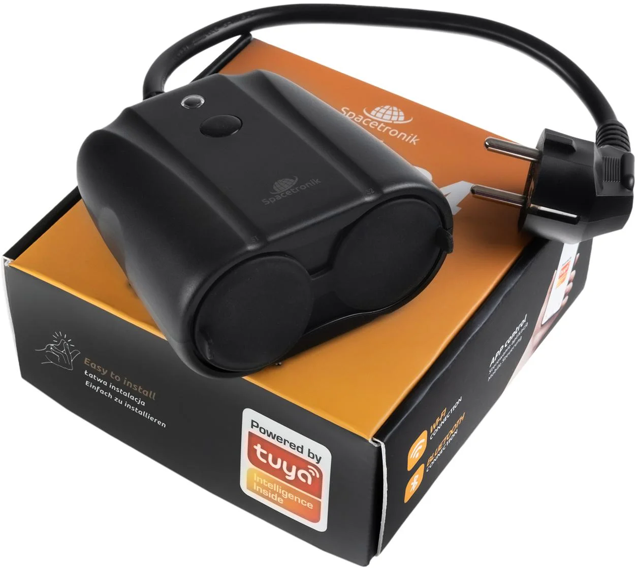 ZEWNĘTRZNE GNIAZDKO Wi-Fi Spacetronik Smart Life SL-PS34