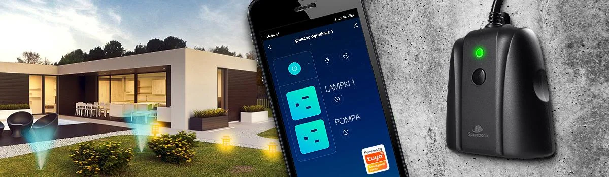 Spacetronik Smart Life SL-PS34 - zastosowanie gniazdka zewnętrznego: