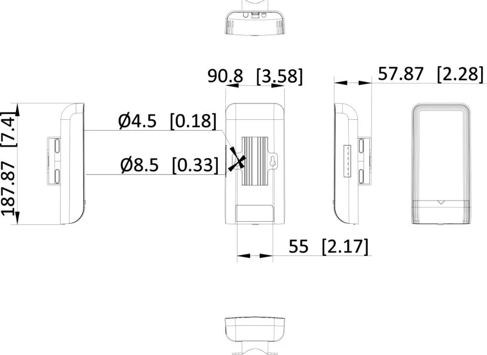 ZEWNĘTRZNY MOST WIFI HIKVISION DS-3WF02C-5AC/O(O-STD)V3