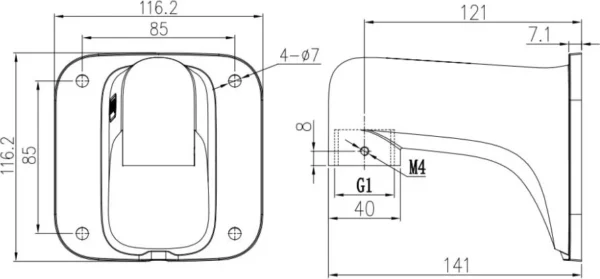 adapter do kamery genstar zn8 71e5m ganz za8 cbk501 be78c0cbef7643b2a69e8bb07dfff11e