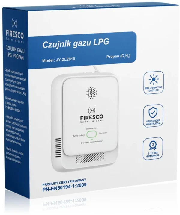 czujnik gazu lpg propan butan firesco jy zl2010 cb4f5c60dd1c4de9907ba38327100f8b