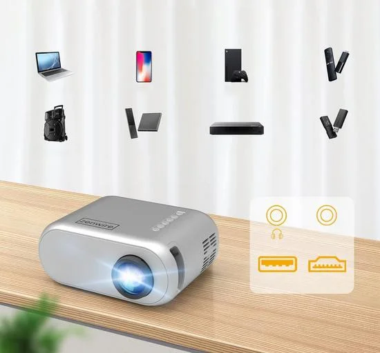 mini projektor zenwire d300s przenosny rzutnik wifi full hd a8f44b54c93b4052b4cf04de455f3055