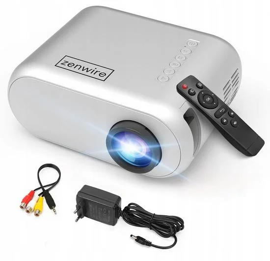 mini projektor zenwire d300s przenosny rzutnik wifi full hd f191dc27864749d49e8c56ea7a53c7ae