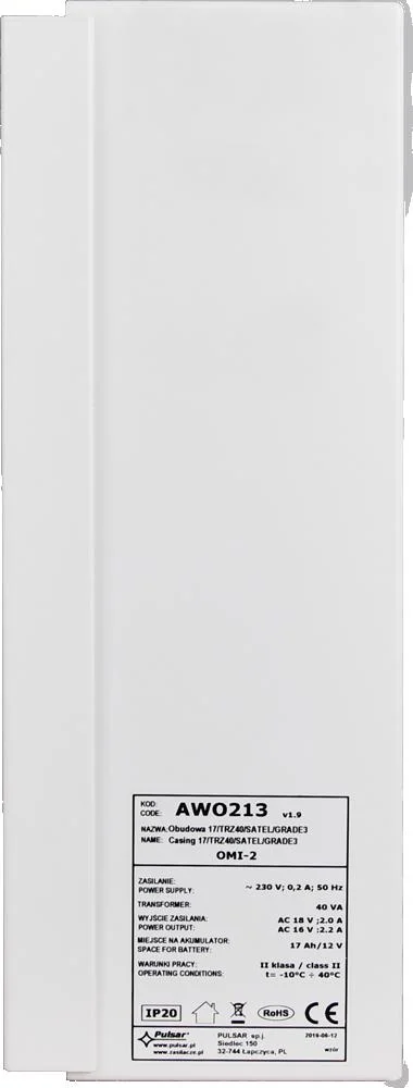 obudowa alarmowa metalowa pulsar awo213 d7f16bcb25894a0bbfd566c299023c46