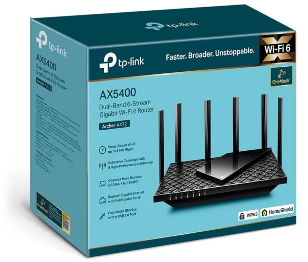 router tp link archer ax72 wi fi 6 ax5400 2677df75443b4d8daa0ddff49d51cbab