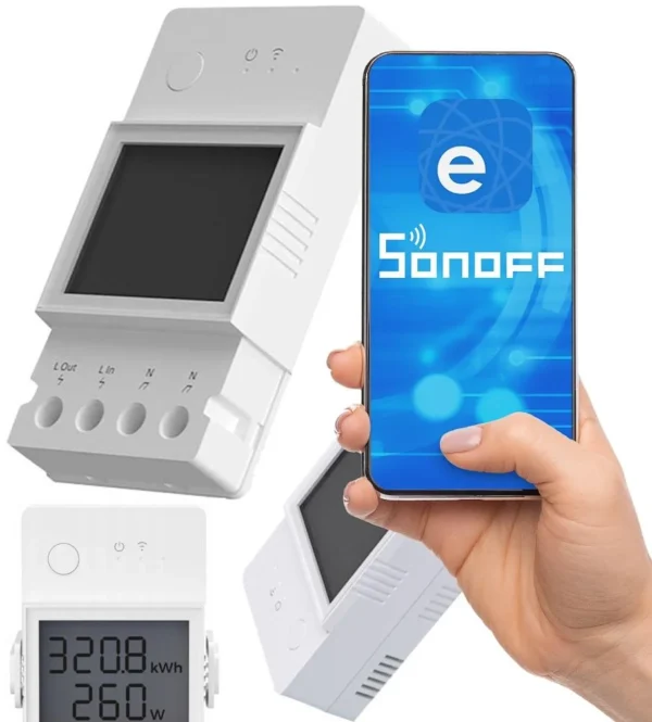 sonoff pow elite powr320d przekaznik wifi z funkcja pomiaru 16632baf0ec34fa48664bde40e313ef4