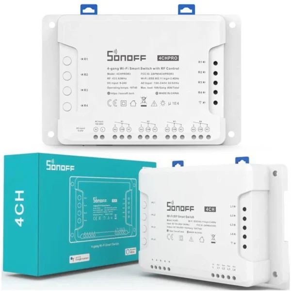 sonoff sterownik 4 kanaowy 10a noncbeznapieciowy wifi 4chpro cb4c211f03b147bdbdd7f041aa1e022f