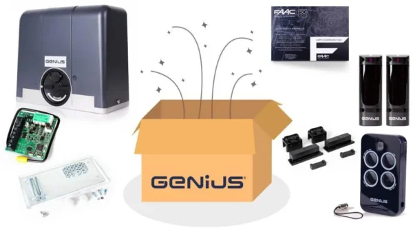 zestaw genius blizzard 400 24v do 400kg bram przesuwnych 22daa643baba4e10951d17e7a05e8fcb