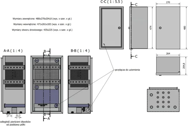 abox aluxl obudowa zewnetrzna atte ip66 249b9c9f774a4cf8b27a4b90011957ce