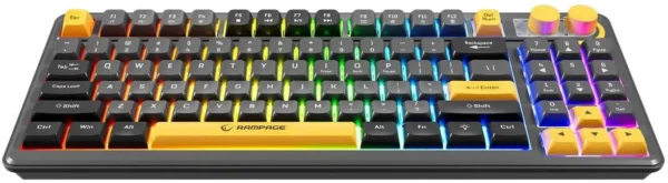 klawiatura przewodowa rampage cyclone knob rgb 90 cb719c63553c4e2887a82357a27ea180