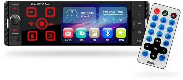 radio samochodowe xblitz rf350 z kamera cofania b51f77e679b2433bbf61ef316261f366