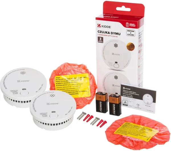 zestaw 2 czujek dymu kidde 2030 dsr3 189df7dc437b463d90f074f87d0f07a8