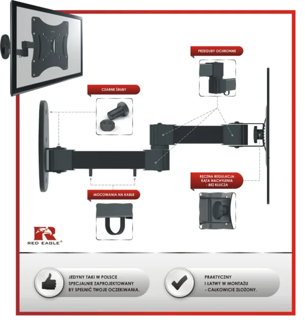 uchwyt tv flexi twin 17 42 ca066c65856d43baa43e7935158b55b6